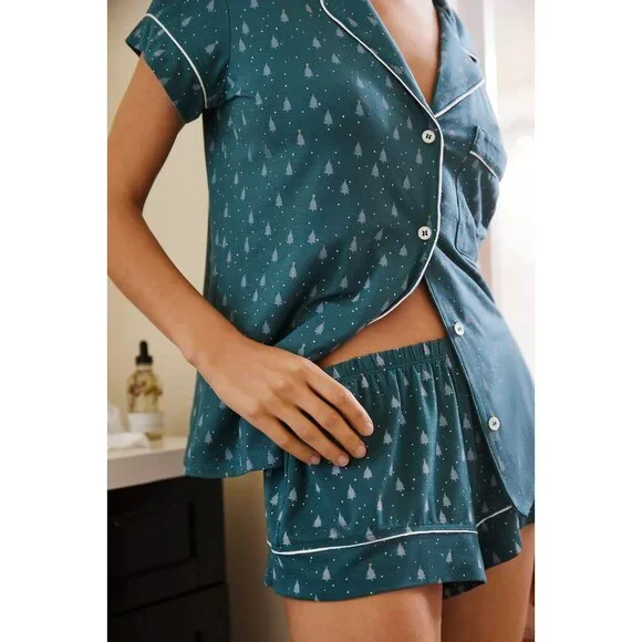 Eberjey Christmas Pajama Set - Picture 2 of 8